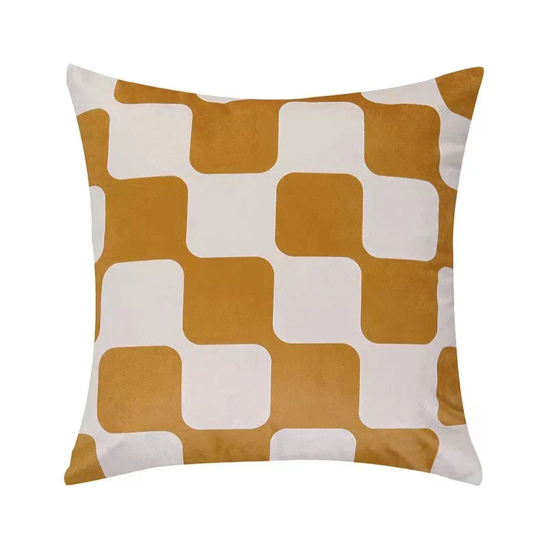 DecorBites™ Fluffy Velvet Pillow Case Cushion Cover - Soft & Modern Room Decor
