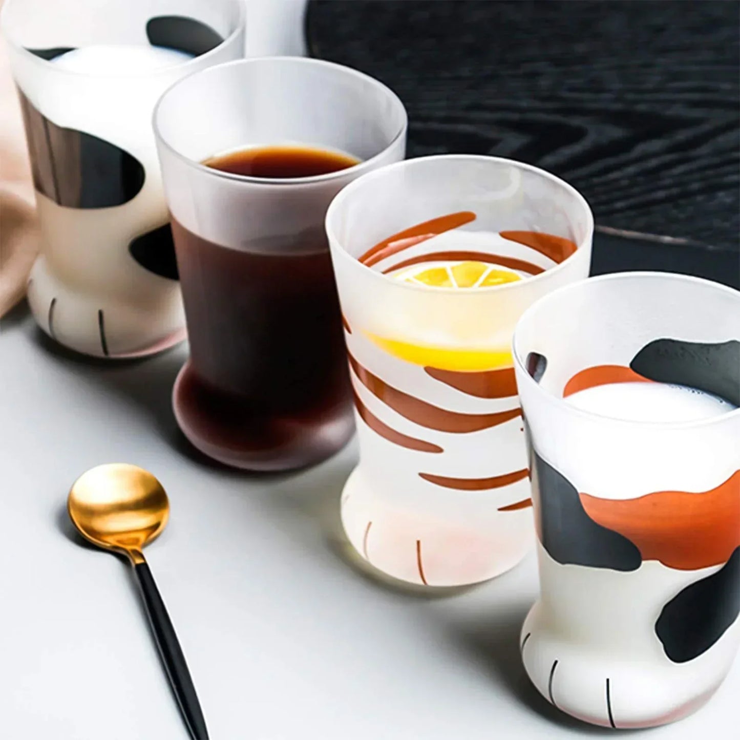 DecorBites™ Cat Paw Shot Glass - Novelty Cat Claw Glass Cups