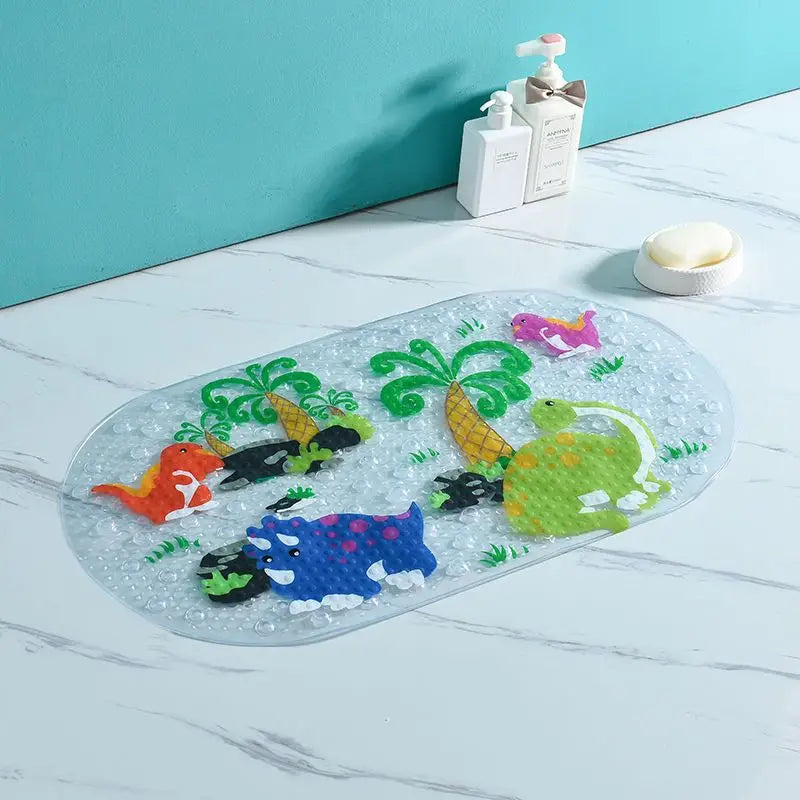 DecorBites™ Cartoon Non-Slip Bathroom Mat with Suction Cup for Child Bathtub Eco-Friendly