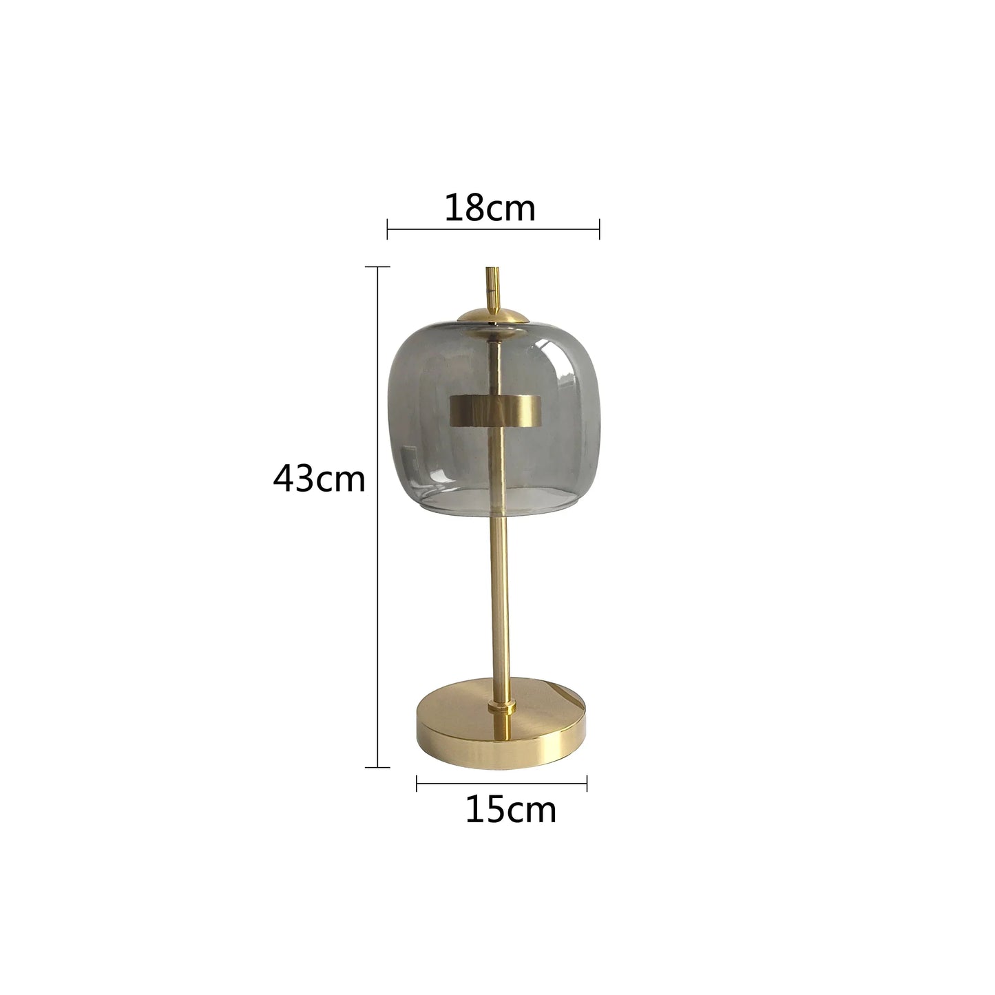 DecorBites™ Glass Table Lamp - Vistosi Jube Replica Design for Creative Home Lighting