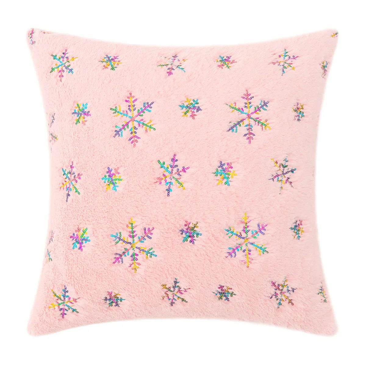 DecorBites™ Bronzed Feather Style Plush Pillowcase - Festive Home Decor