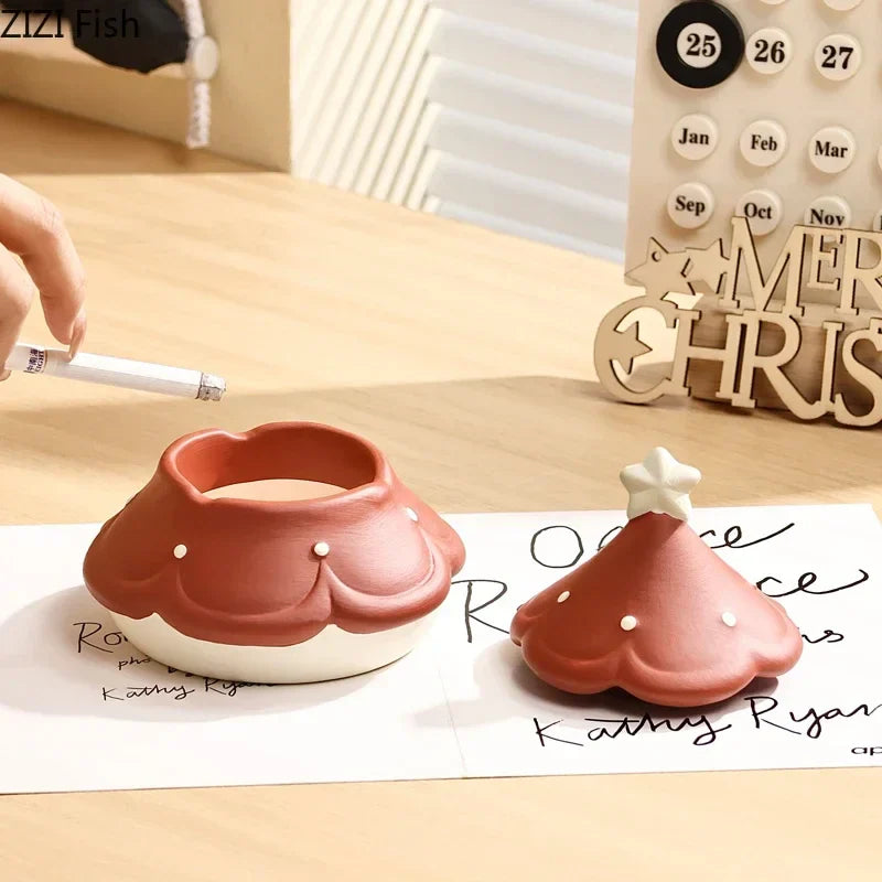 DecorBites™ Christmas Tree Ceramic Ashtray - Creative Desktop Weed Tray Gift