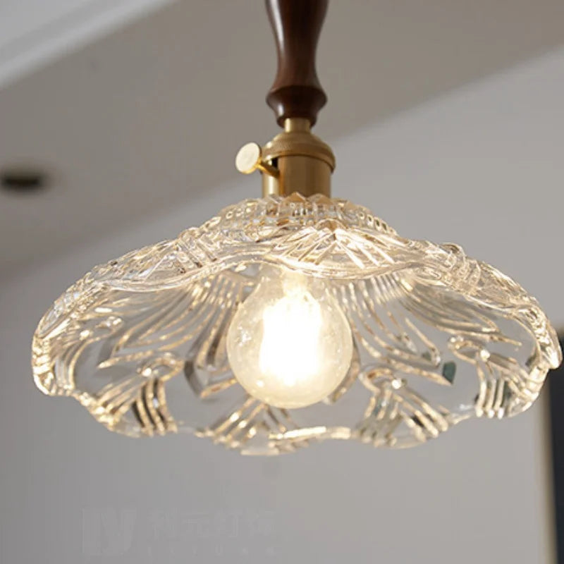 DecorBites™ LED Pendant Lamp Elegant Copper Glass Modern Style Hanging Light Fixtures