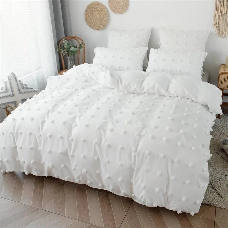 DecorBites™ Furball Double Bed 3-Piece Duvet Set - King/Queen Size Luxury Bedding
