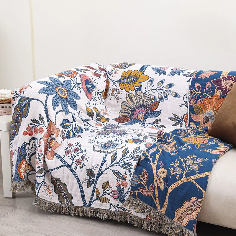 DecorBites™ Bohemian Sofa Blanket - Multi-functional Non-slip Cover for All Seasons
