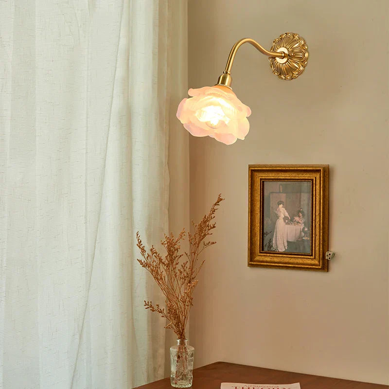 DecorBites™ Copper Arm LED Wall Lamp for Stair, Bedroom, Living Room, Bathroom Mirror Light