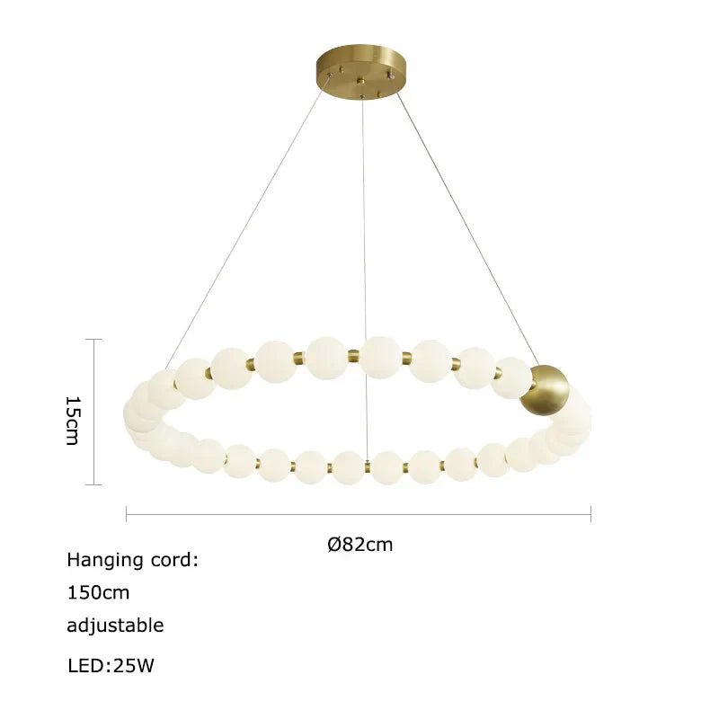 DecorBites™ LED Chandelier Necklace Lighting for Dinning Room