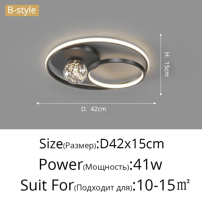 DecorBites™ Gypsophila Chandelier: Modern Ceiling Mounted Light for Home, Living Room, Bedroom