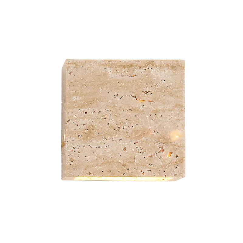 DecorBites™ Cuboid Stone LED Wall Lamp 3000K Parlor Bedroom Stairs Creative Lighting