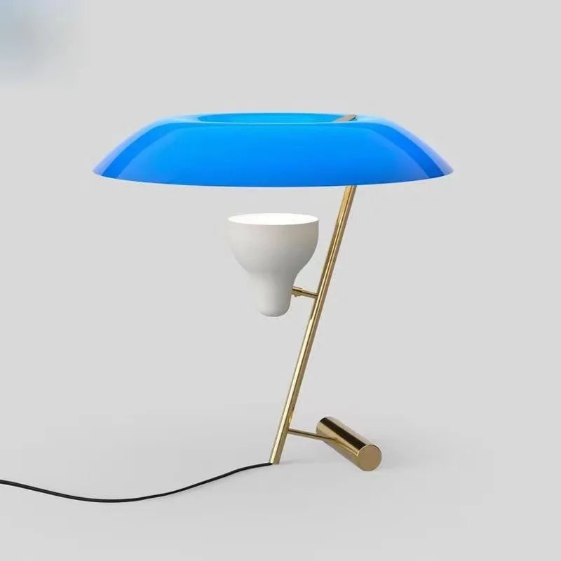 DecorBites™ Elegant Nordic Desk Lamp with Orange Lampshade for Living Room, Bedroom and Study