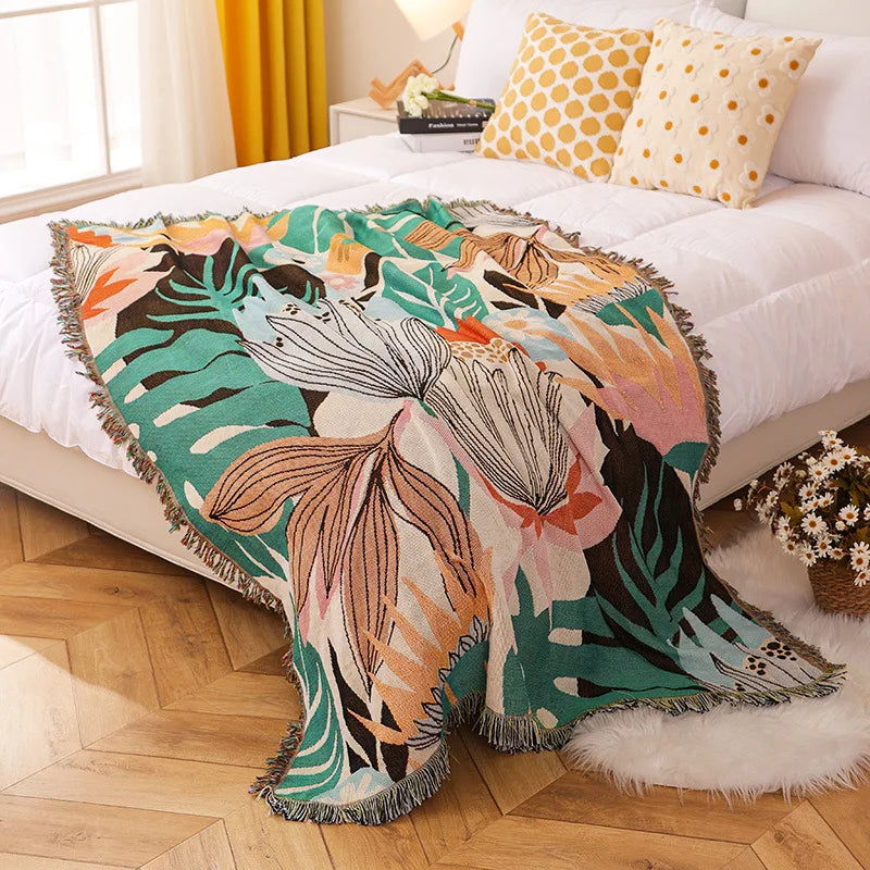DecorBites™ Gothic Thread Blanket Throw Tapestry - Versatile Home Decor & Outdoor Essential