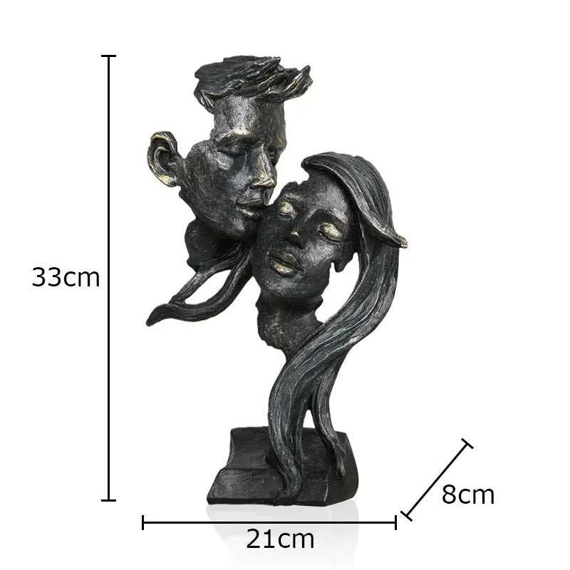 DecorBites™ Creative Thinker Modern Sculpture Decor Ornament for Desk and Room Aesthetics