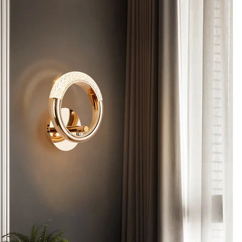 DecorBites™ Crystal LED Wall Lamp: Modern Nordic Sconces for Living Room Bedroom Decor