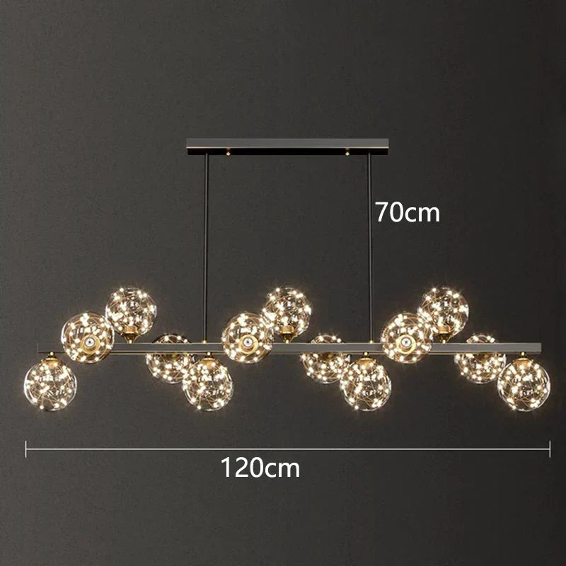 DecorBites™ LED Pendant Light Chandeliers for Modern Home Decor and Indoor Lighting