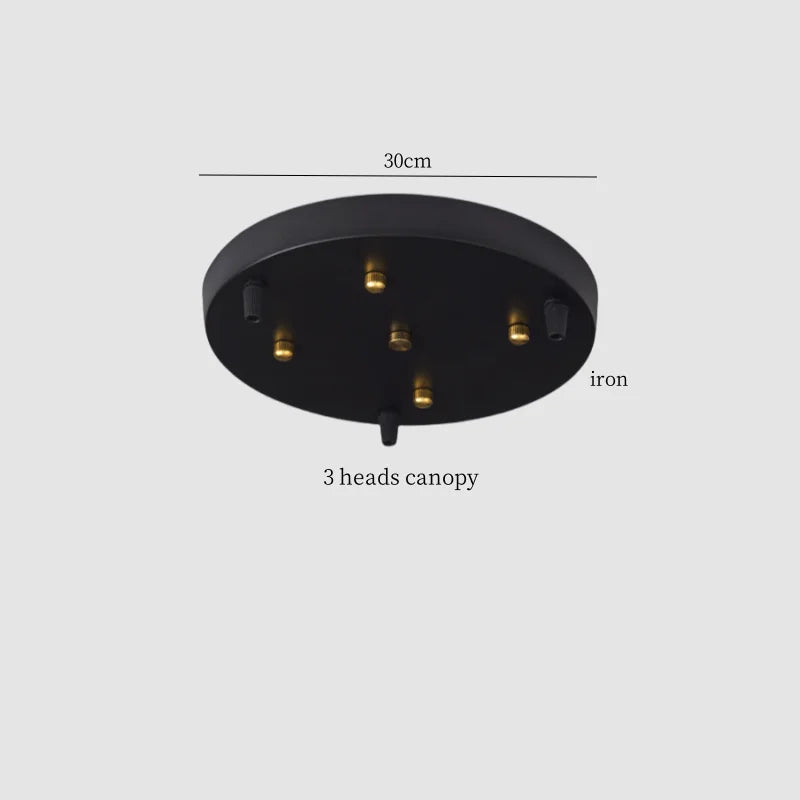 DecorBites™ Glass LED Pendant Light - Modern Nordic Hanging Lamp for Home and Dining