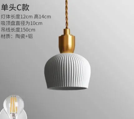 DecorBites™ Blue Glass Pendant Lights for Bedroom Dinning Living Room