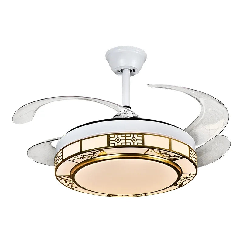 DecorBites™ 42" Acrylic LED Ceiling Fan Light with Remote Control - Dimmable