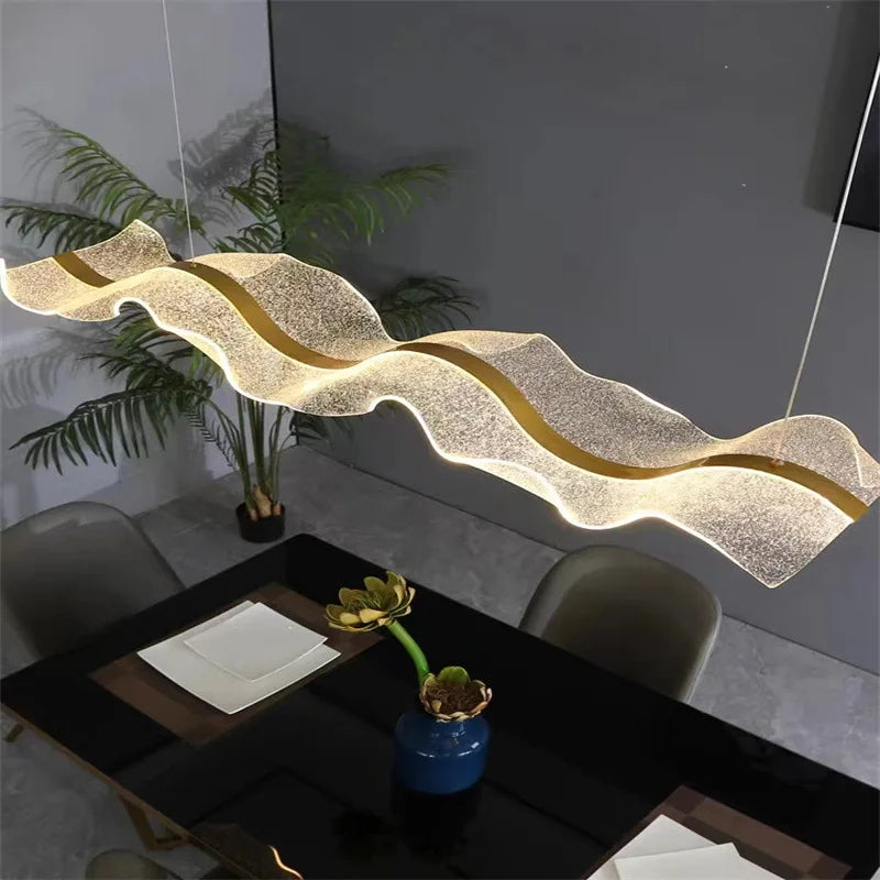 DecorBites™ Acrylic LED Pendant Lights for Dining Living Room Kitchen Chandelier