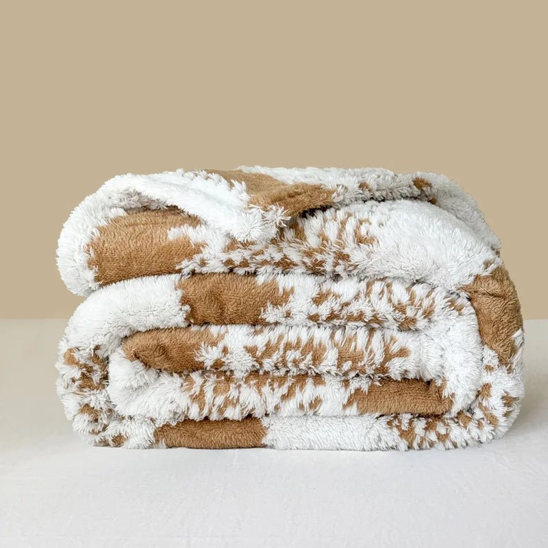 DecorBites™ Cationic Jacquard Blanket | Lightweight Spring/Autumn Sofa Cover | Comfortable Home Decor