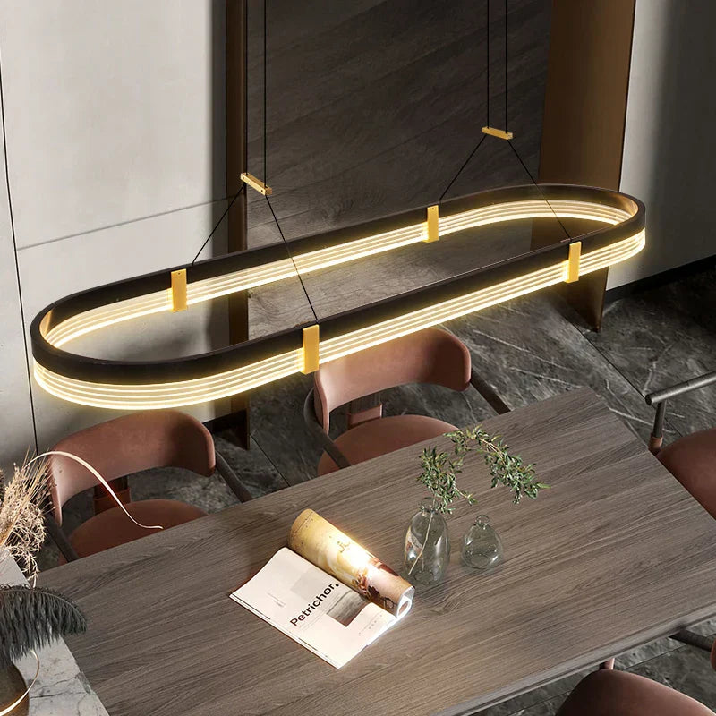 DecorBites™ LED Ceiling Pendant Lights Modern Minimalist Chandelier for Living Room Dining Table Decor