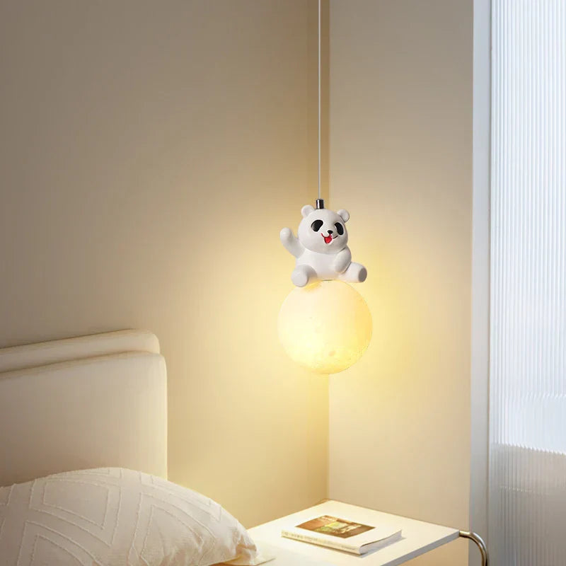 DecorBites™ Bear Bedroom Wall Lamp: Modern Chandelier for Living Room, Study & Dining Room