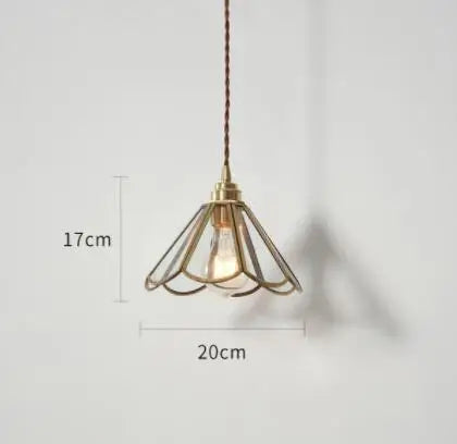 DecorBites™ Blue Glass Pendant Lights - Bedroom Dinning Living Room Fixtures