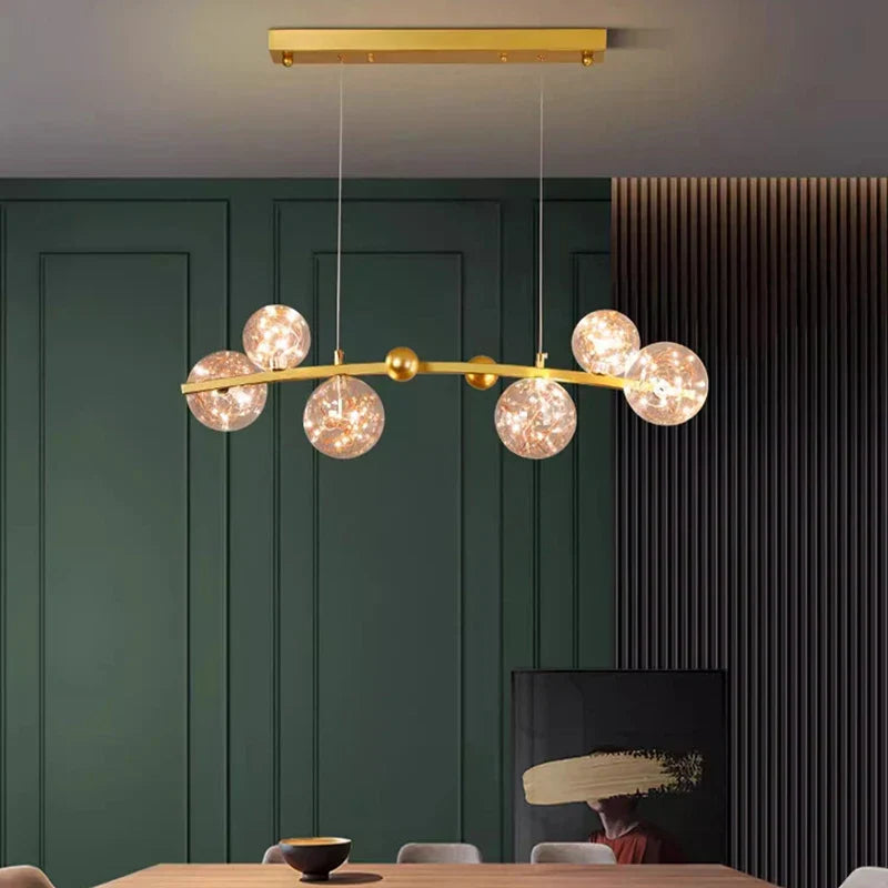 DecorBites™ LED Pendant Light Chandeliers for Modern Home Decor - Indoor Living Room & Dining Room Lighting