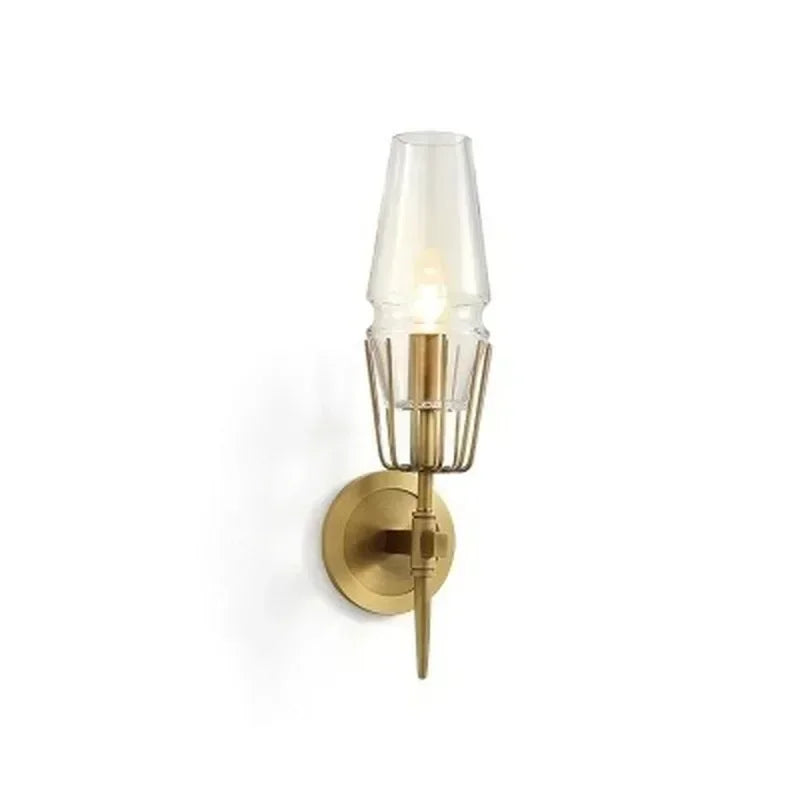 DecorBites™ Crystal double head bedside table lamp for modern luxury living spaces.