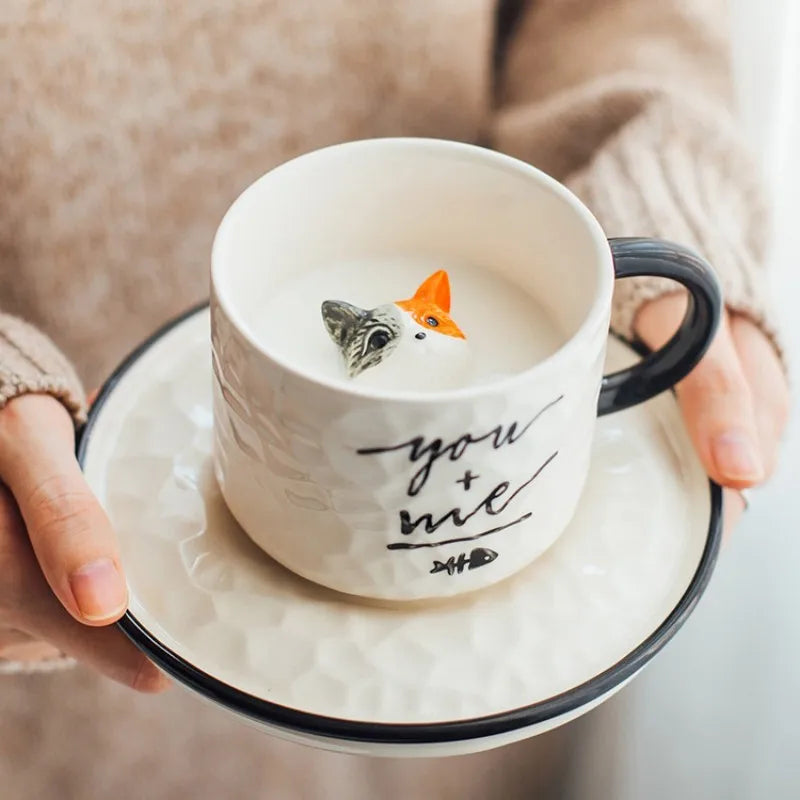 DecorBites™ Cat Claw Ceramic Cup 200ML