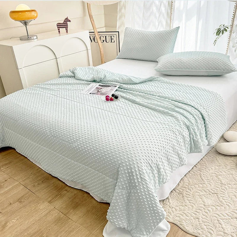 DecorBites™ Cooling Massage Blanket for Home Double Single Bed Comforter