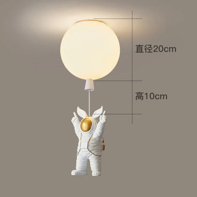 DecorBites™ Astronaut Space Ball Ceiling Lamp for Kids Room or Corridor