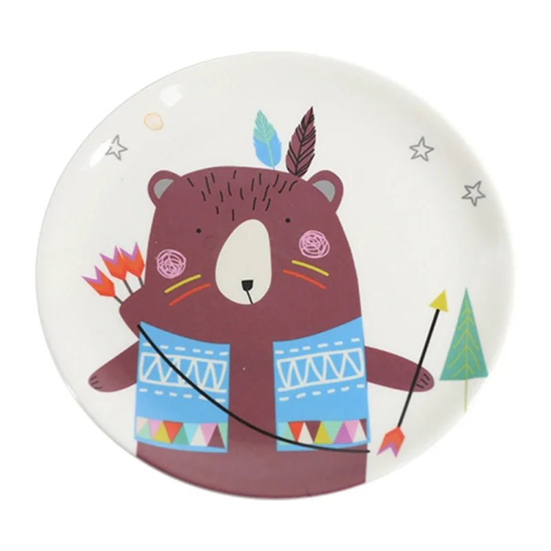 DecorBites™ Bone Snack Plate Set - Small Melamine Dish for Sweets, Cakes, and Treats