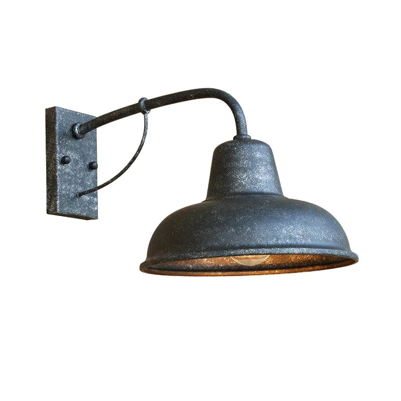 DecorBites™ Iron Outdoor Garden Wall Lamp for Porch, Patio, or Restaurant Lighting