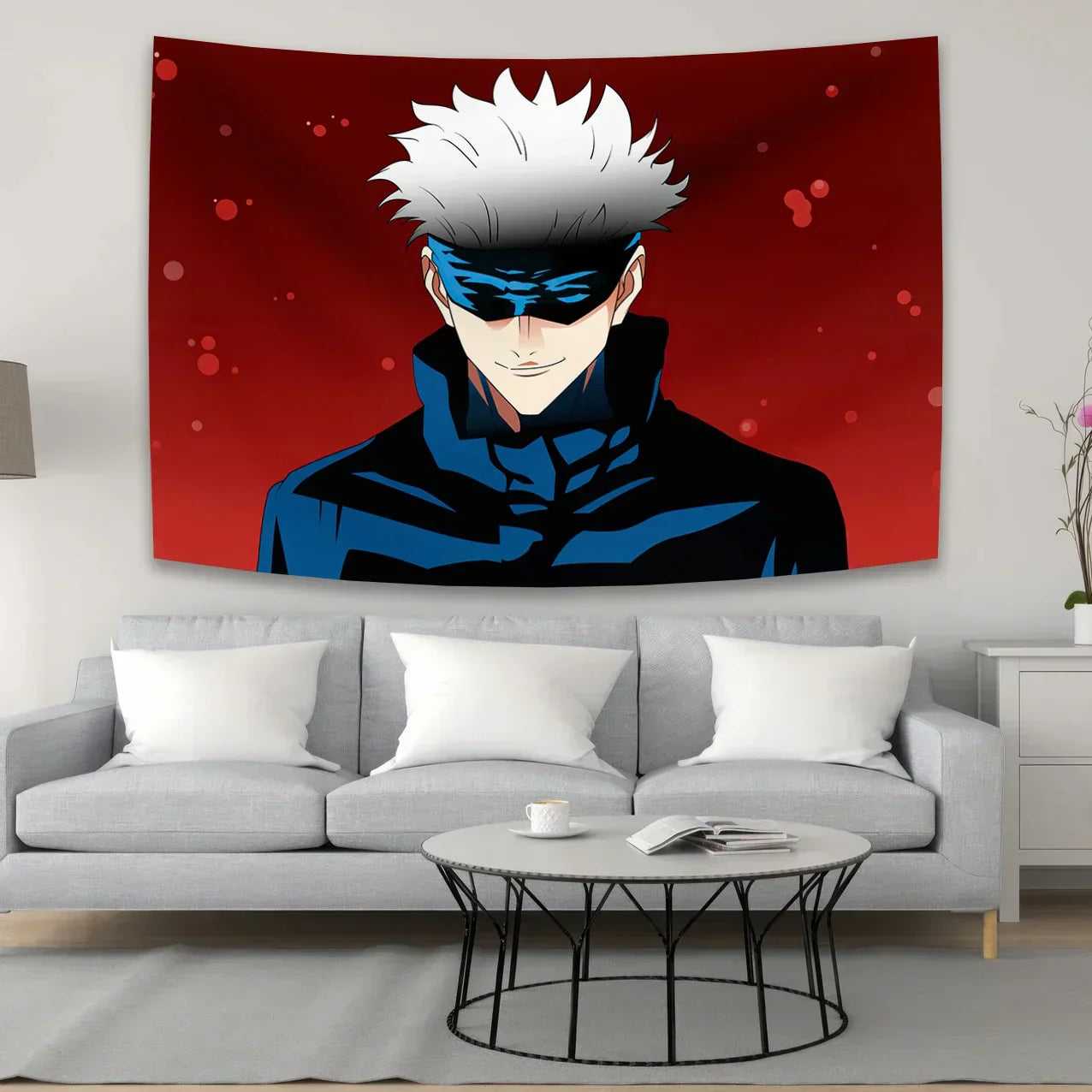 DecorBites™ Jujutsu Kaisen Anime Tapestry - 90x150cm Aesthetic Room Decor & Wall Art