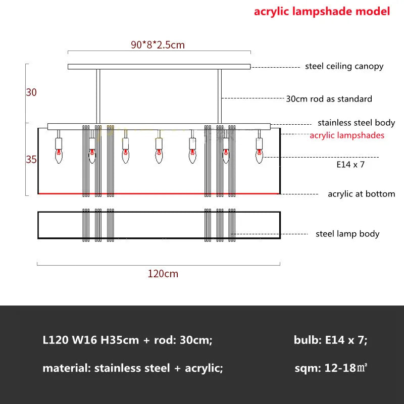 DecorBites™ Crystal LED Chandelier: Modern Luxury Dining Room Kitchen Lighting Fixtures