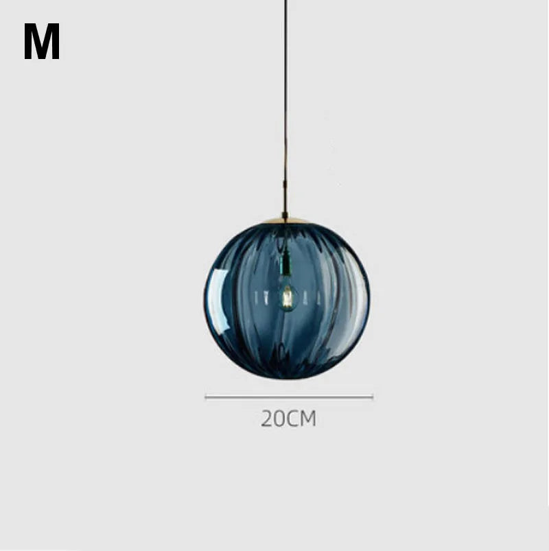 DecorBites™ Glass Ball Lustre Pendant Lights - Modern Kitchen Hanging Fixture