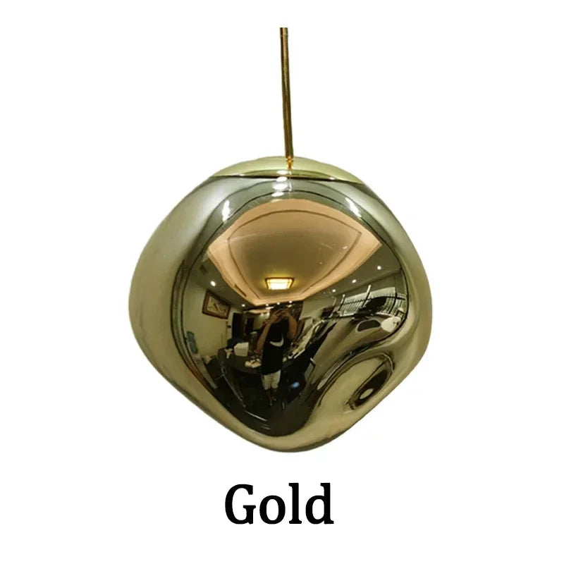 DecorBites™ Nordic Lava Glass Chandelier - Minimalist Bedroom Dining Room Pendant Lamp
