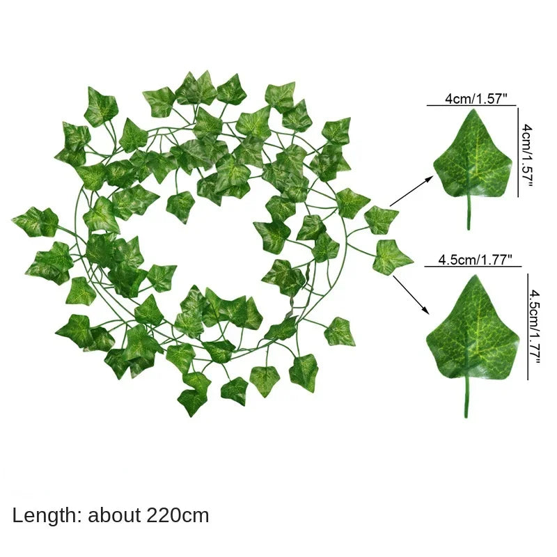 DecorBites™ 12pcs 2.2M Ivy Green Garland String Wall Decoration Artificial Plants