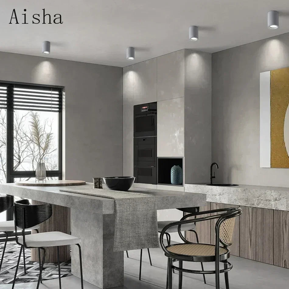 DecorBites™ Industrial LED Ceiling Light for Living Room, Kitchen, and Aisle