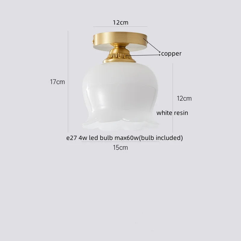 DecorBites™ LED Wood Acrylic Ceiling Lamp Modern Art Decor Light Fixture