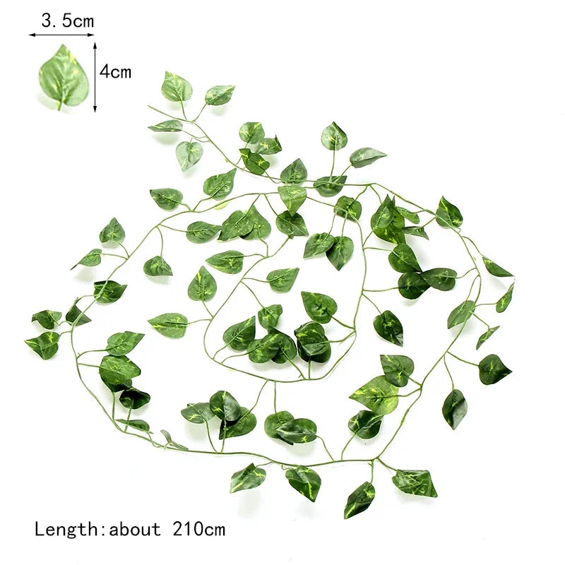 DecorBites™ 12pcs 2.2M Ivy Green Garland String Wall Decoration Artificial Plants