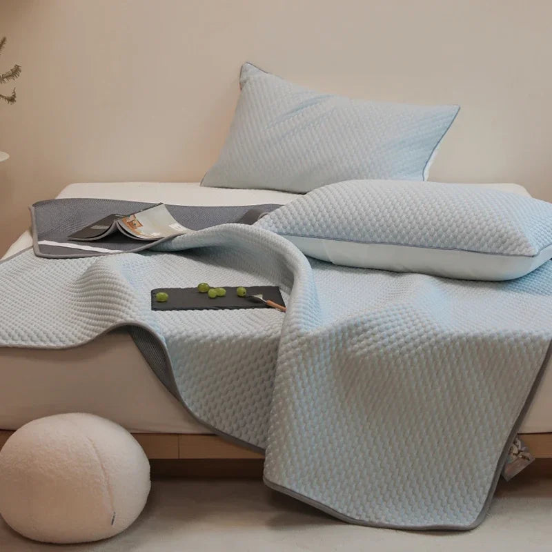 DecorBites™ Ice Bean Cooling Mat & Pillowcase Set - Premium Bed Cooling Technology