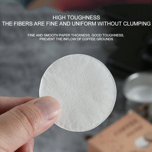 DecorBites™ Espresso Portafilter Special Powder Bowl Water Filter Paper 100Pack