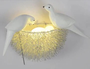 DecorBites™ Bird Nest LED Wall Lamp for Children's Bedroom and Home Decor