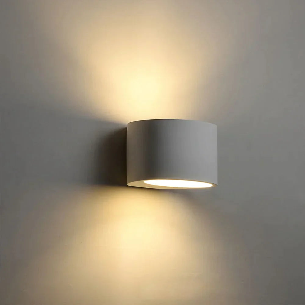 DecorBites™ Gypsum Wall Lamp 5W LED Sconces Indoor Lighting for Living Room & Bedroom