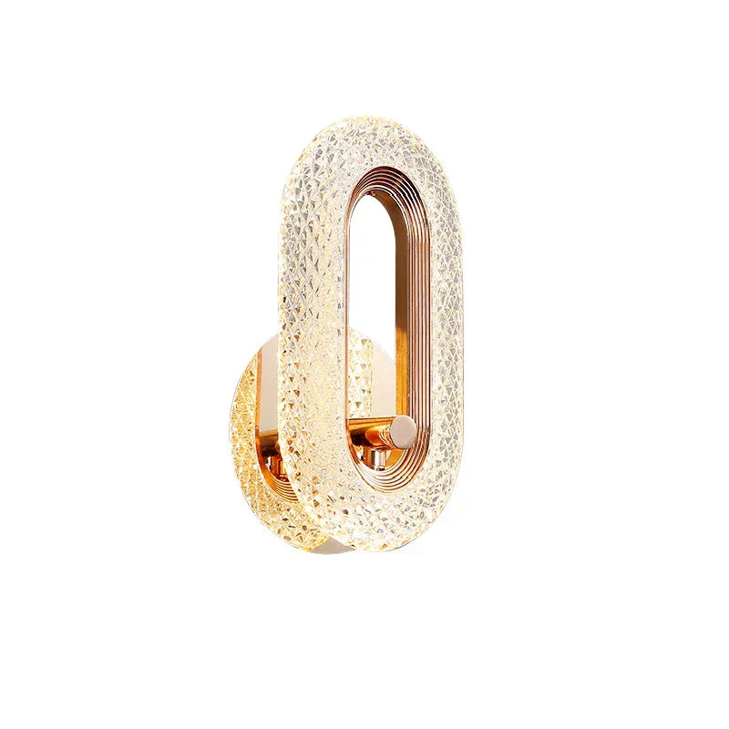DecorBites™ Crystal LED Wall Lamp: Modern Nordic Sconces for Living Room Bedroom Decor