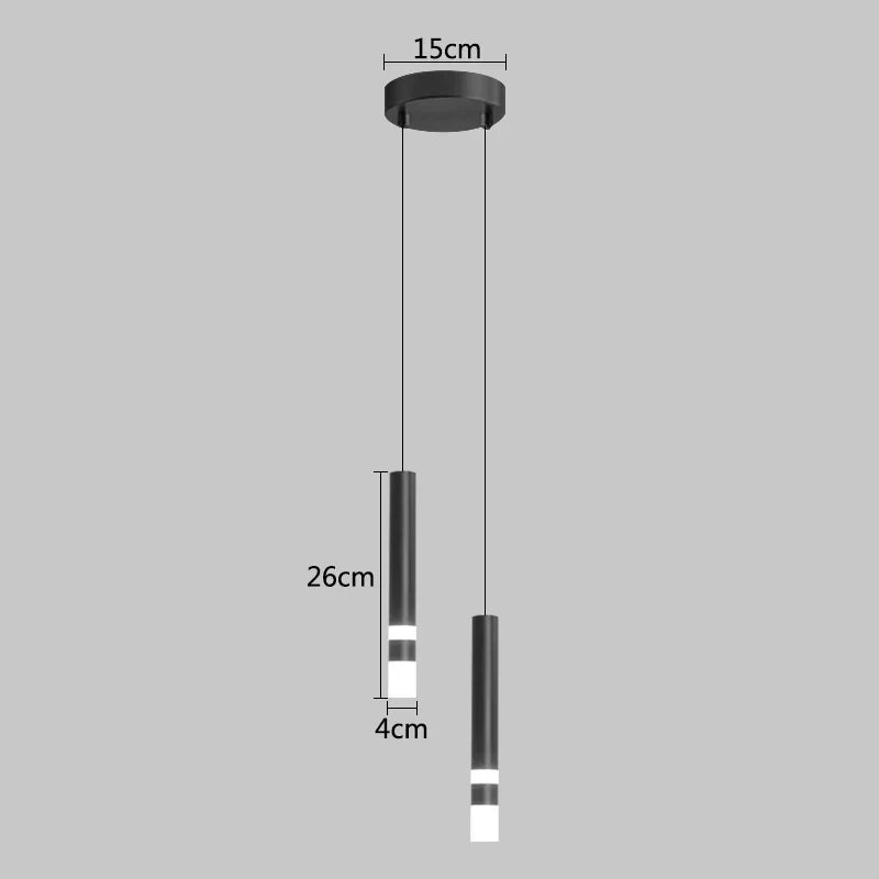 DecorBites™ LED Pendant Light: Modern Indoor Hanging Lamp for Dining Room Living Room Decoration