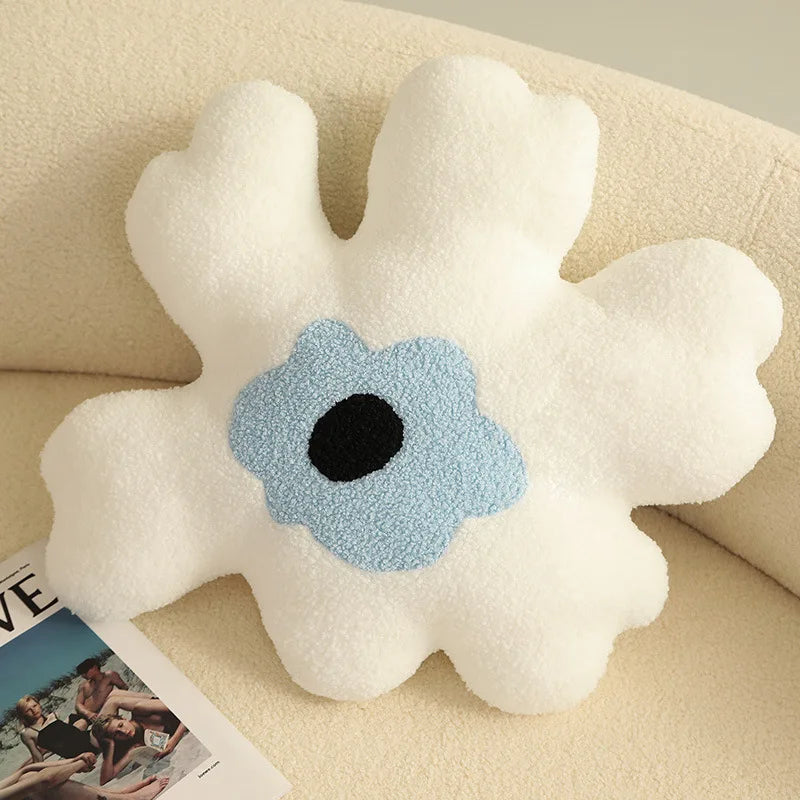 DecorBites™ 3D Flower Shaped Decorative Throw Pillow for Home Sofa Chair