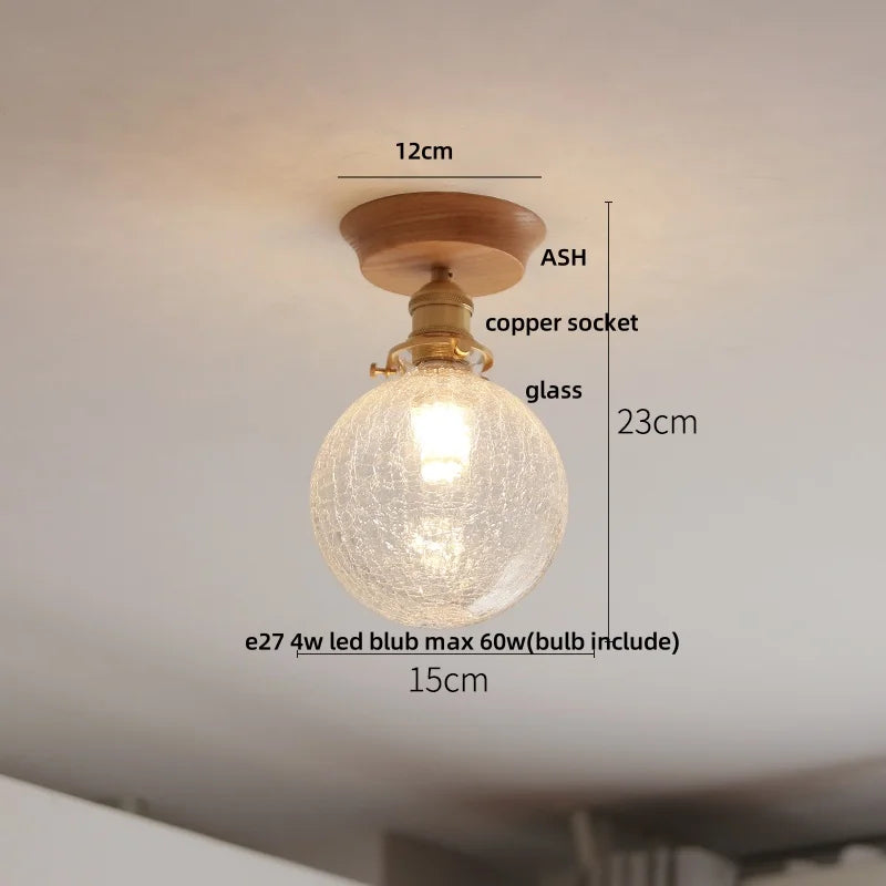 DecorBites™ Blue Hollow-out Ceramic LED Ceiling Lamp