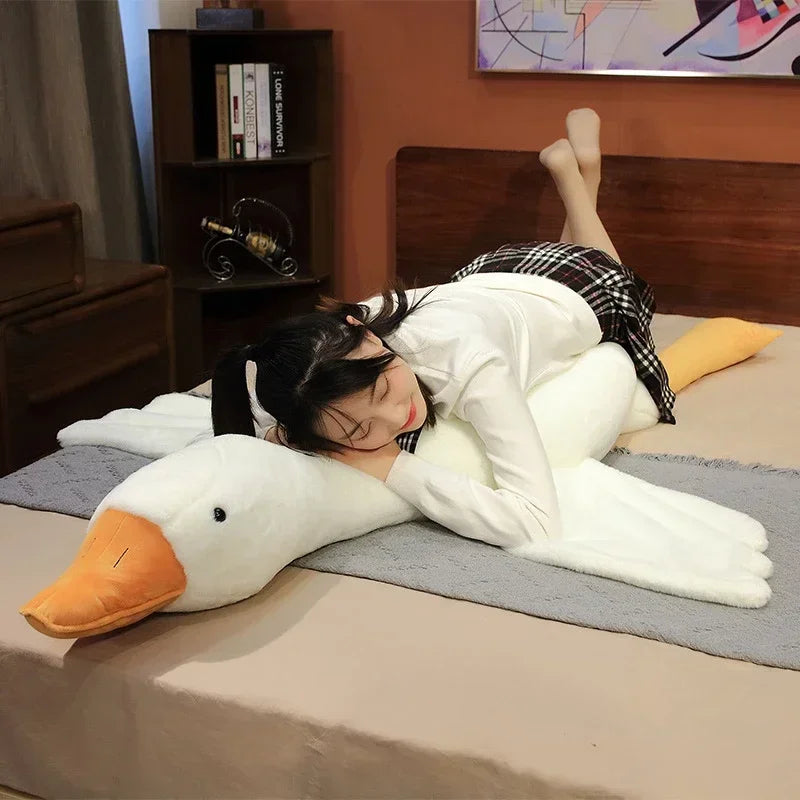 DecorBites™ Goose Sleep Body Pillow Doll for Bedroom, Girlfriend, Festival Gift